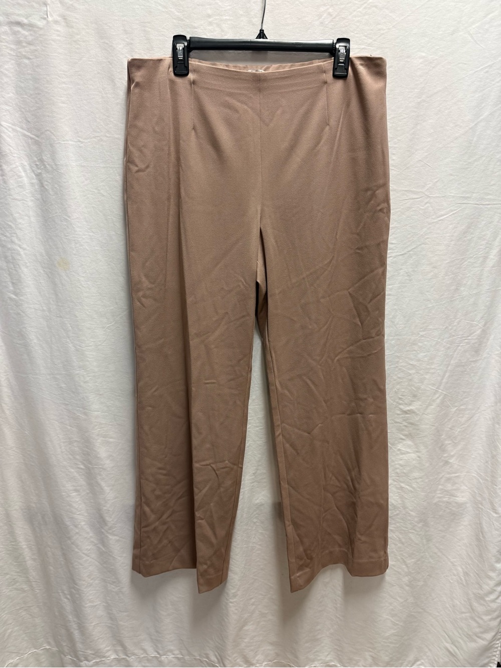 NIC+ZOE Straight-Leg Pull-On Pants in Taupe
